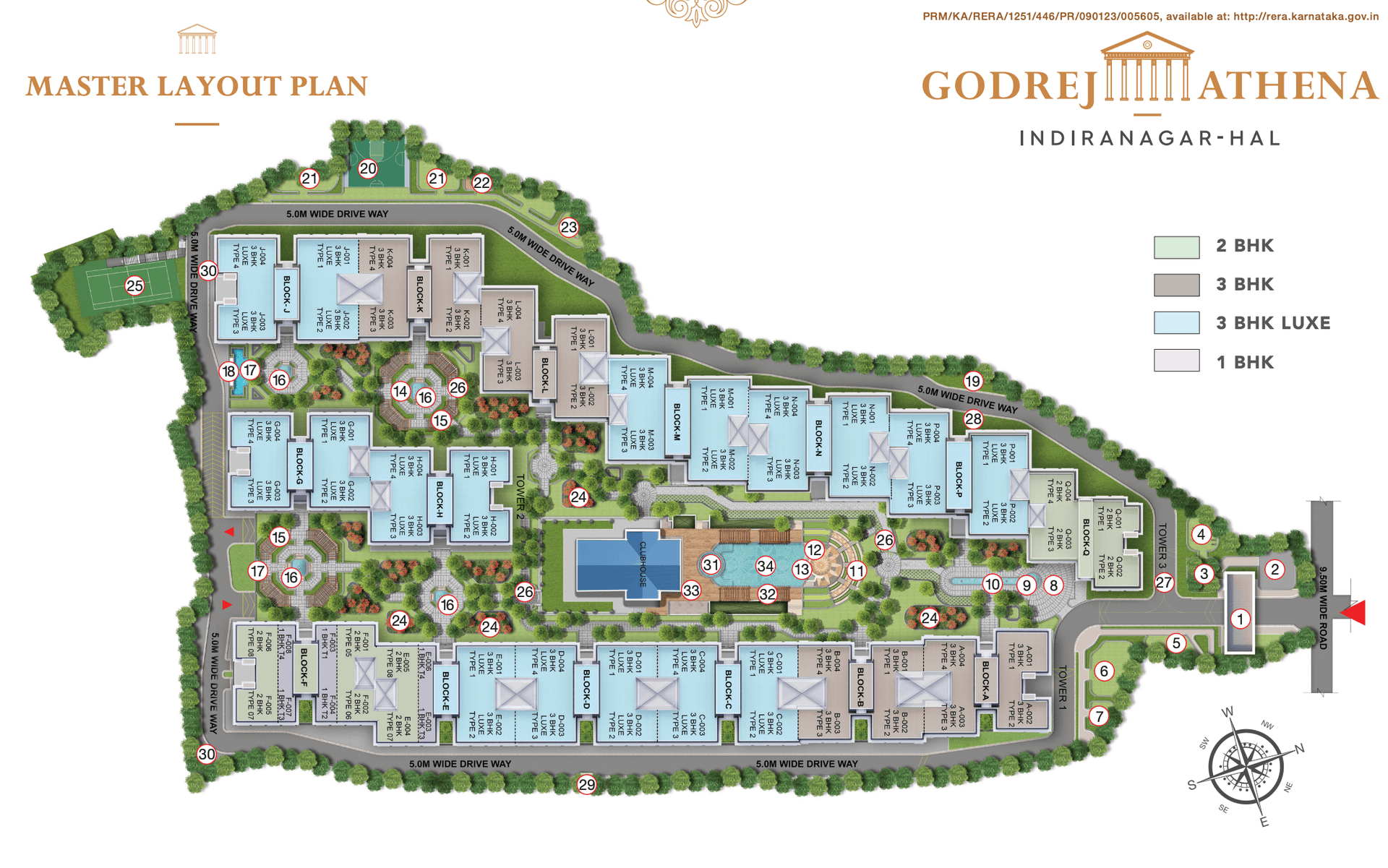 Godrej Athena Master Plan Image