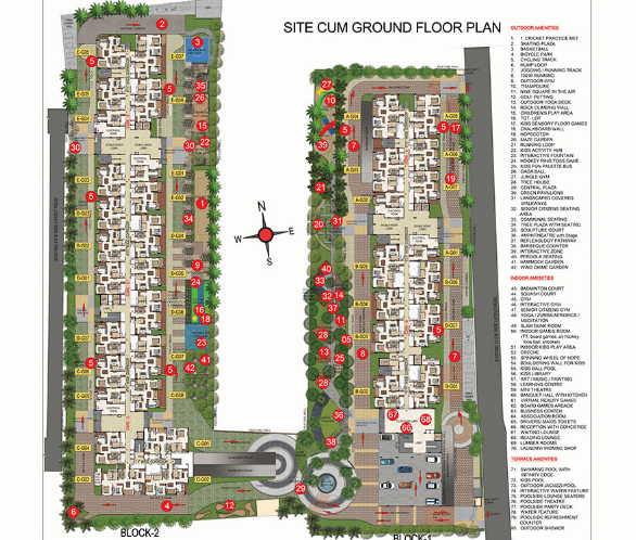 Casagrand Hazen,Bannerghatta Road,Bengaluru- Master Plan