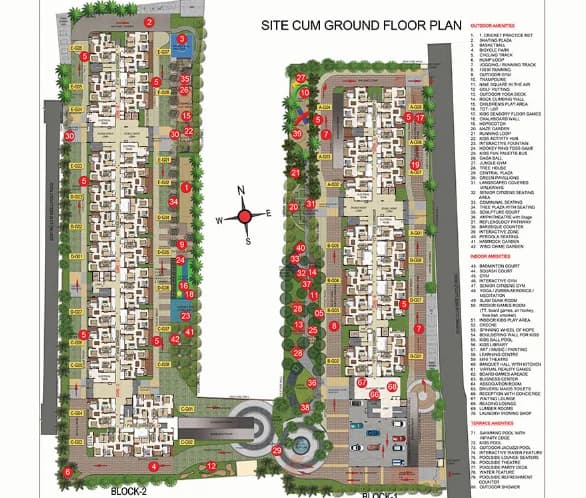 Casagrand Hazen,Bannerghatta Road,Bengaluru- Master Plan