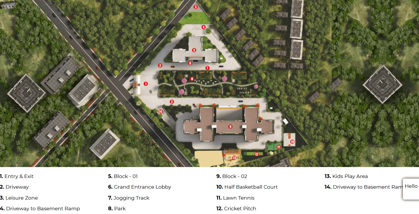 Gopalan Aqua,Whitefield,Bengaluru- Master Plan