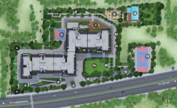 Assetz Soho and Sky,Jakkur,Bengaluru- Master Plan