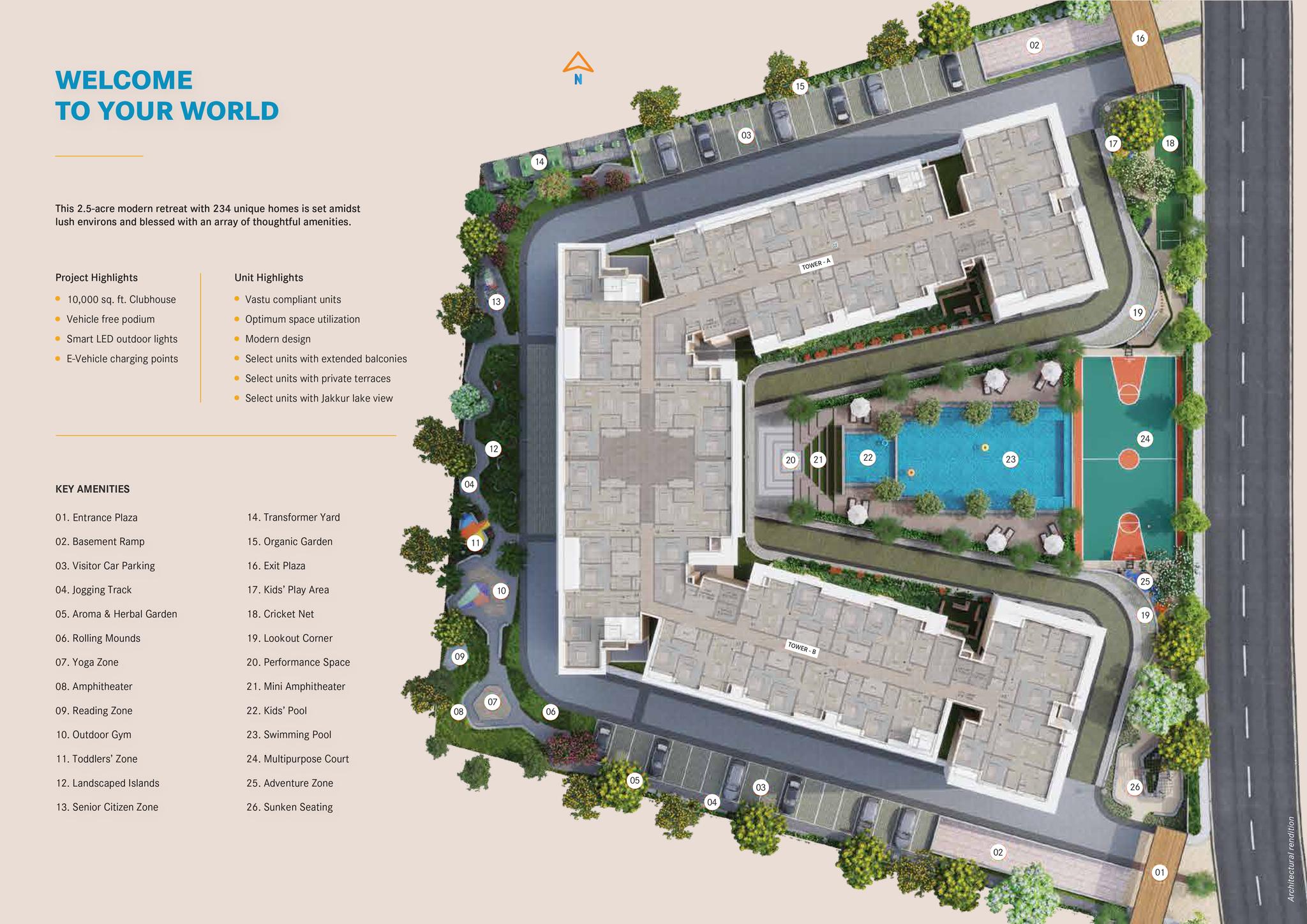Century Novus,Jakkur,Bengaluru- Master Plan