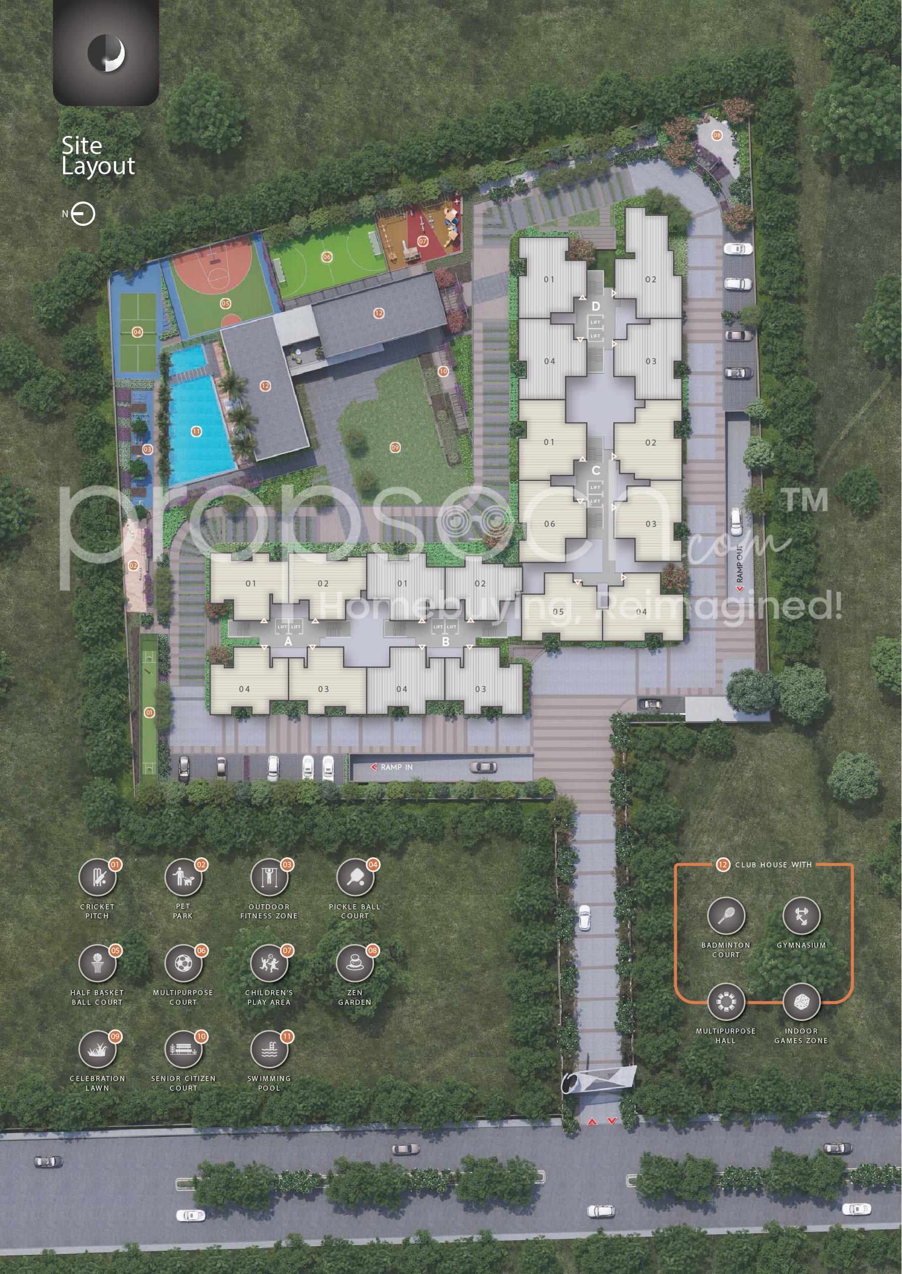 Orchid Platinum,Whitefield,Bengaluru- Master Plan