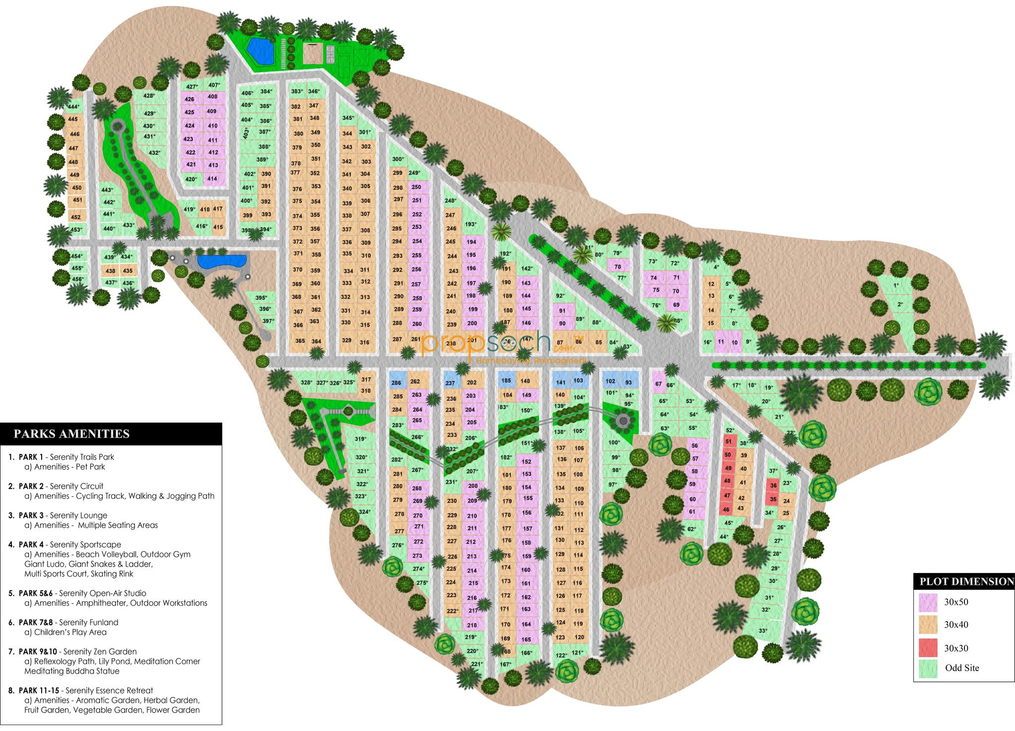 Soahan Serenity,Hoskote,Bengaluru- Master Plan