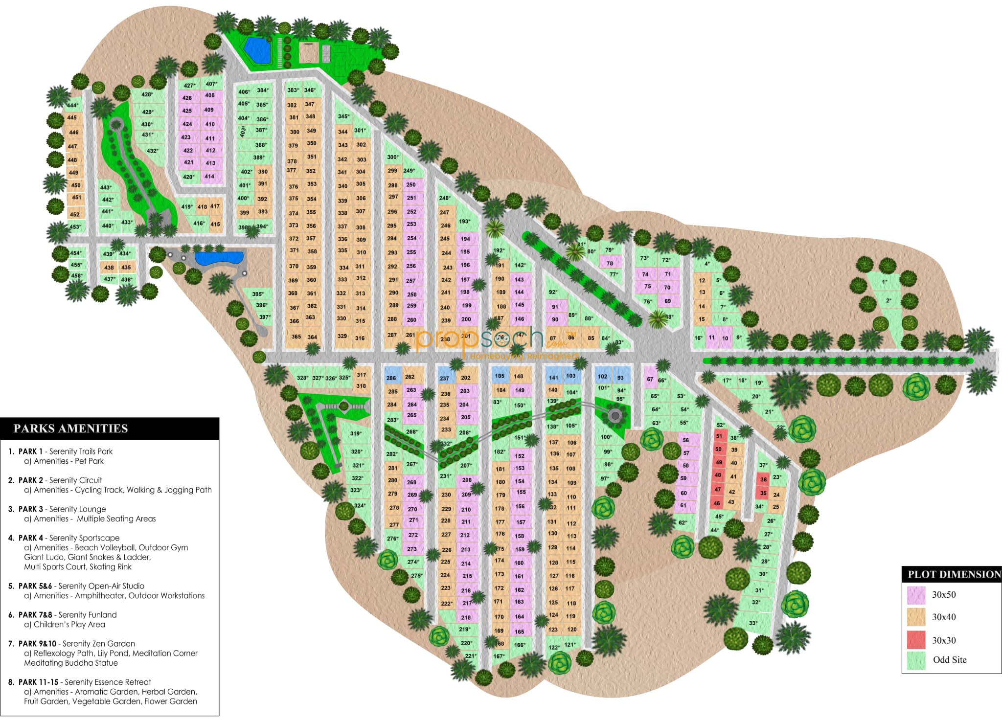 Soahan Serenity,Hoskote,Bengaluru- Master Plan