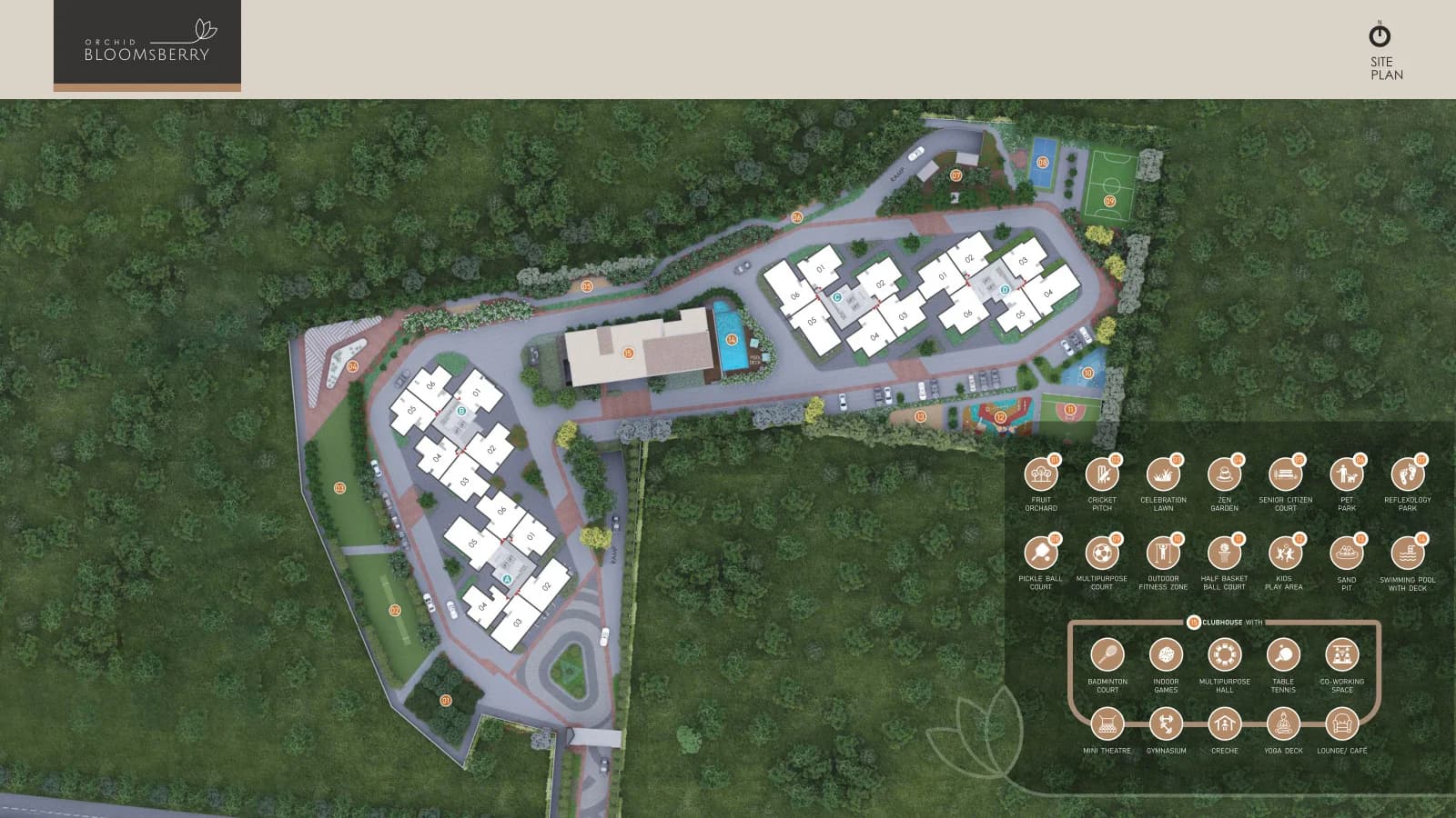 Orchid Bloomsberry Master Plan Image