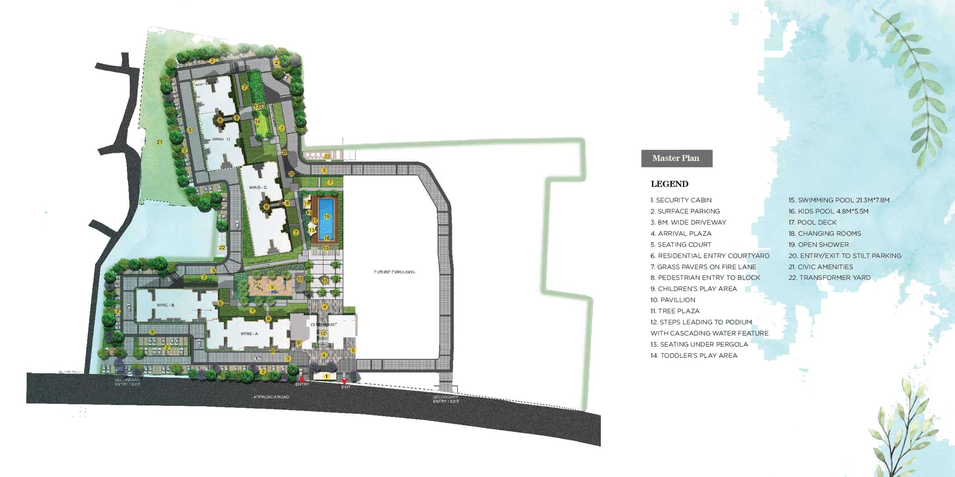 Ajmera Florenza Master Plan Image
