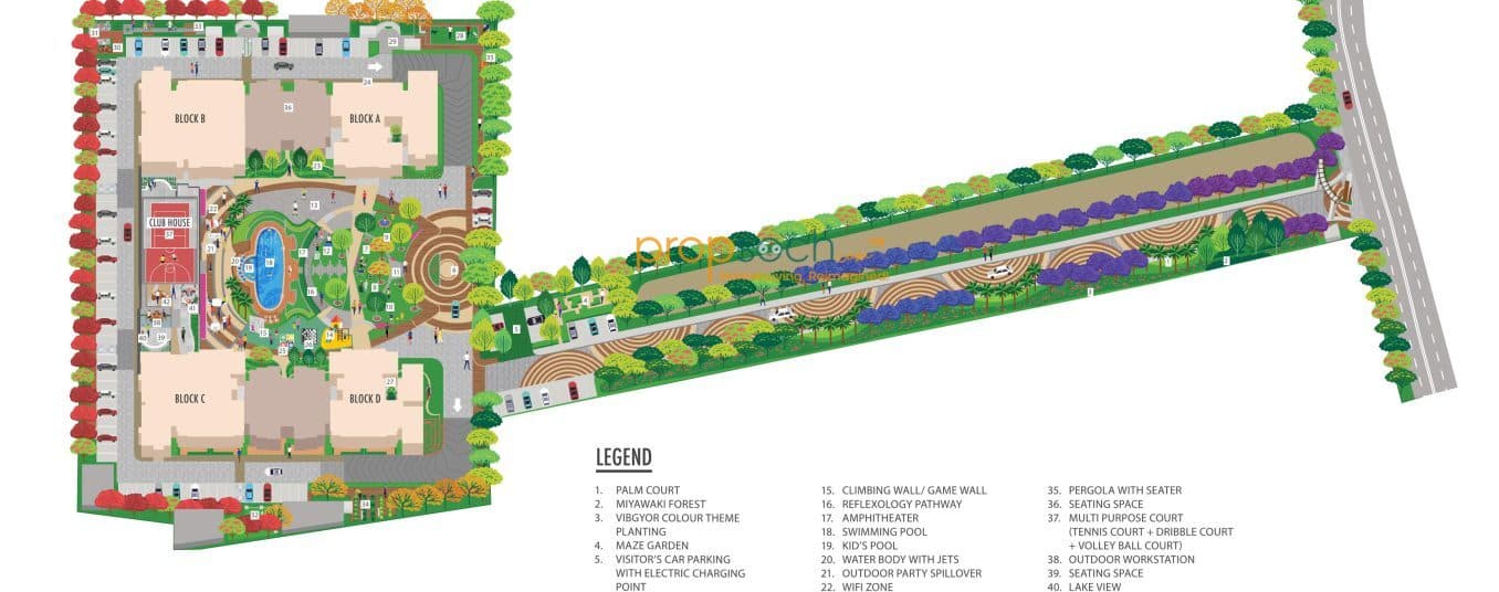 TVS Emerald Jardin,Begur,Bengaluru- Master Plan