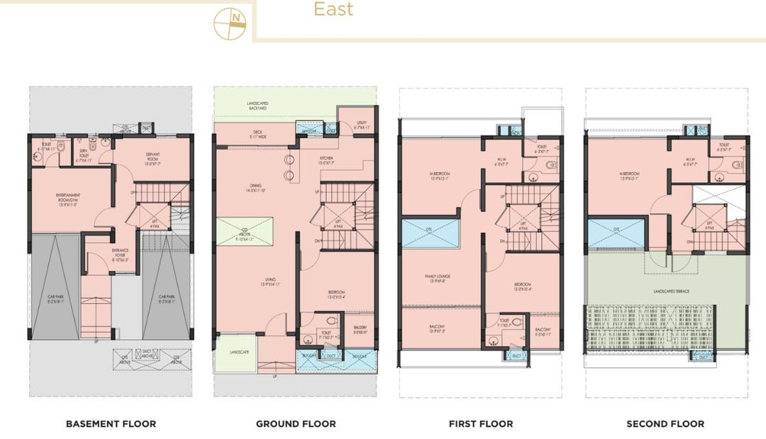 Sattva La Vita,Hennur,Bengaluru- 4BHK+Maid Floor Plan