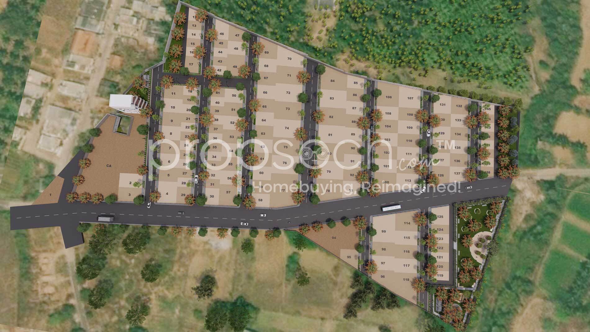 Rainbow Vistas,Kanakapura Road,Bengaluru- Master Plan