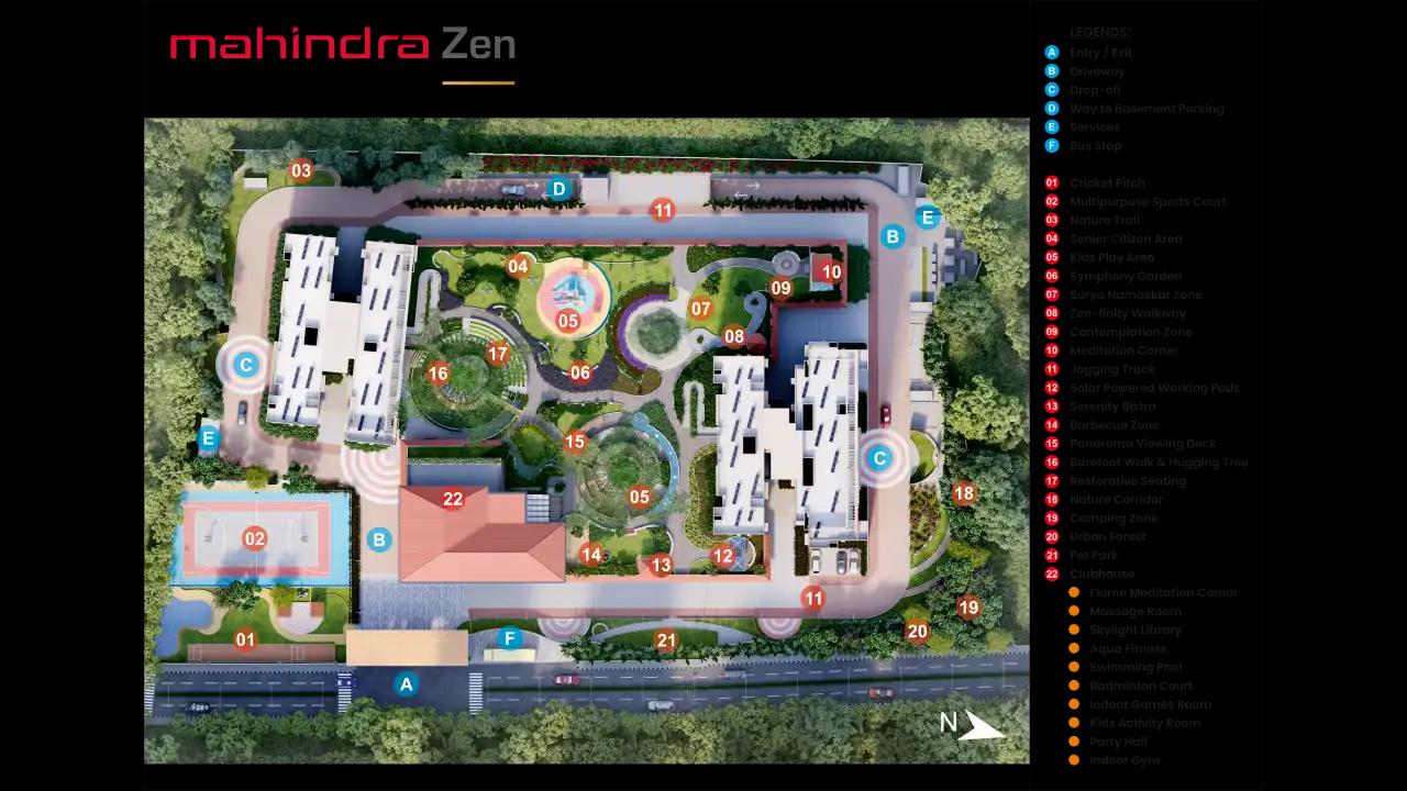 Mahindra Zen,Singasandra,Bengaluru- Master Plan