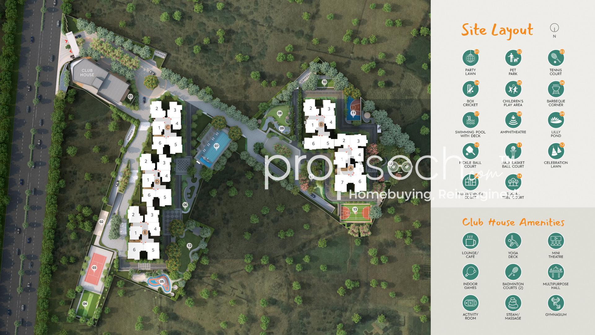 Goyal Orchid Life,Gunjur,Bengaluru- Master Plan