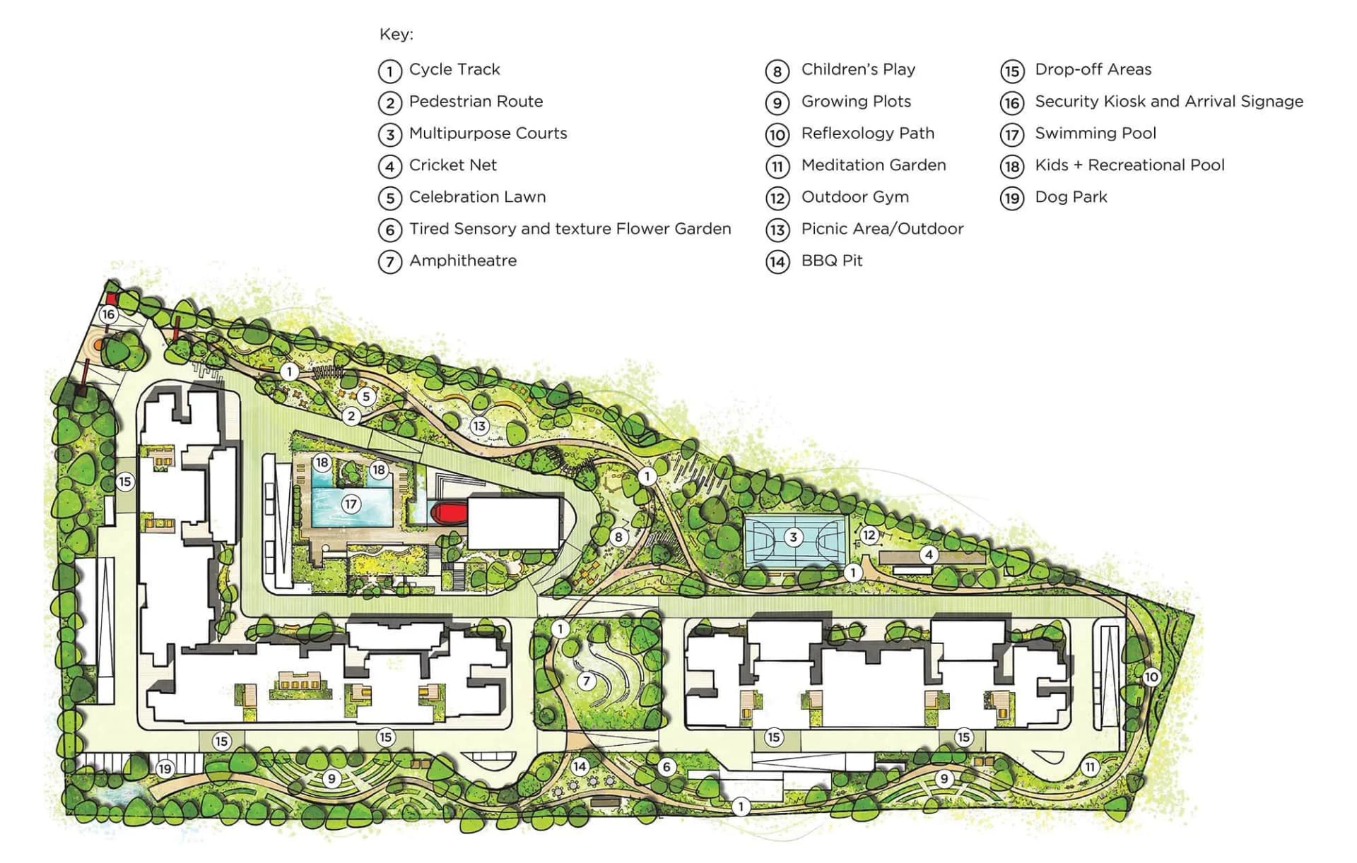 Nikoo Homes VI Master Plan Image