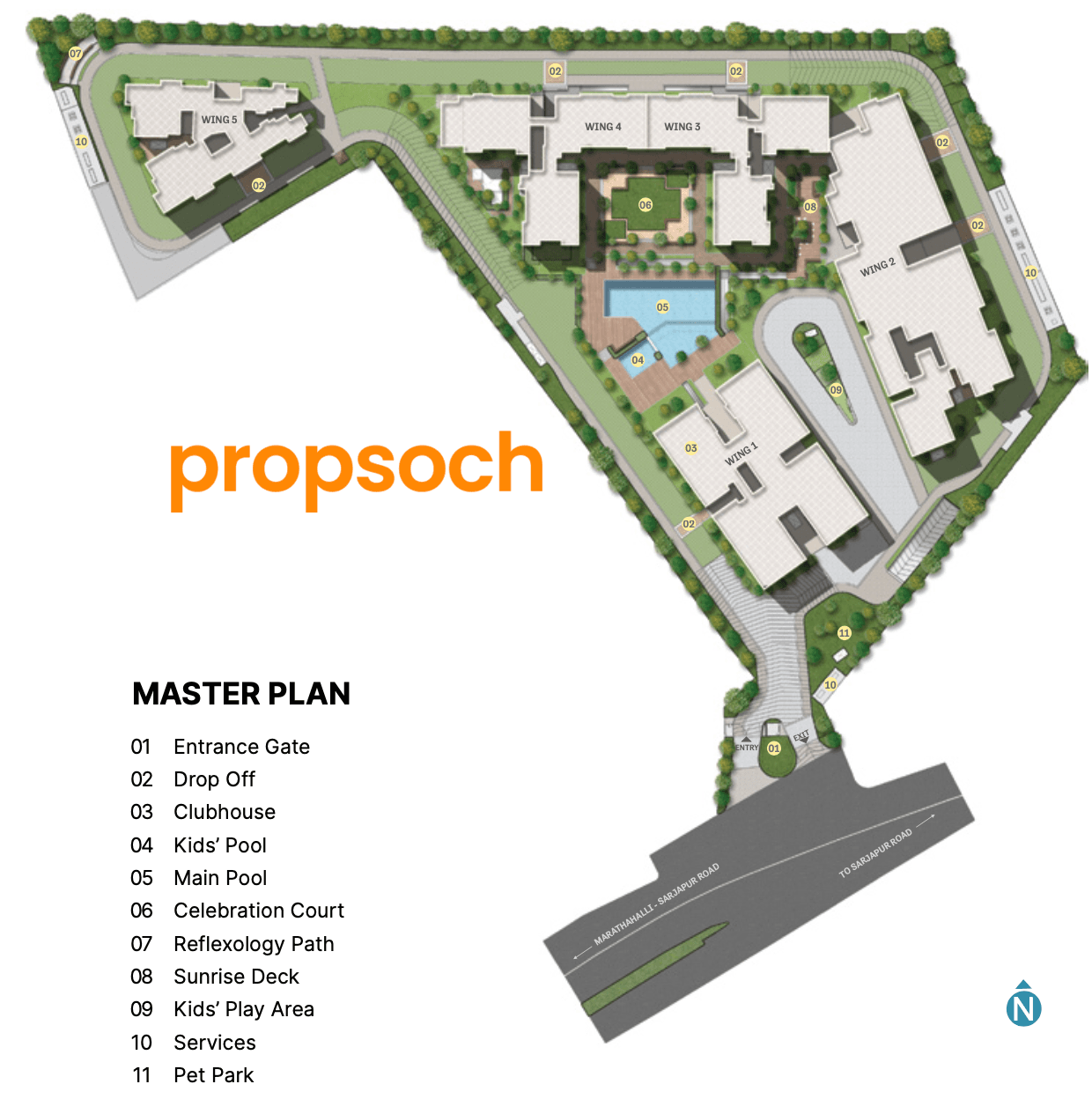 Sobha Infinia,Bellandur,Bengaluru- Master Plan
