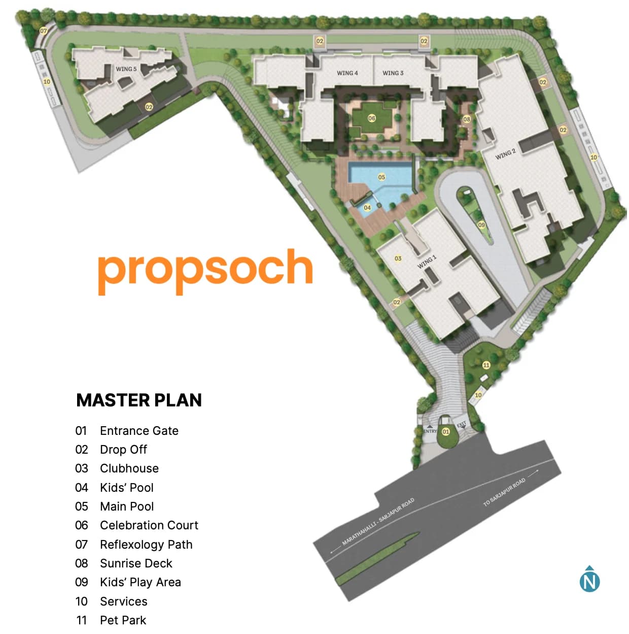 Sobha Infinia,Bellandur,Bengaluru- Master Plan
