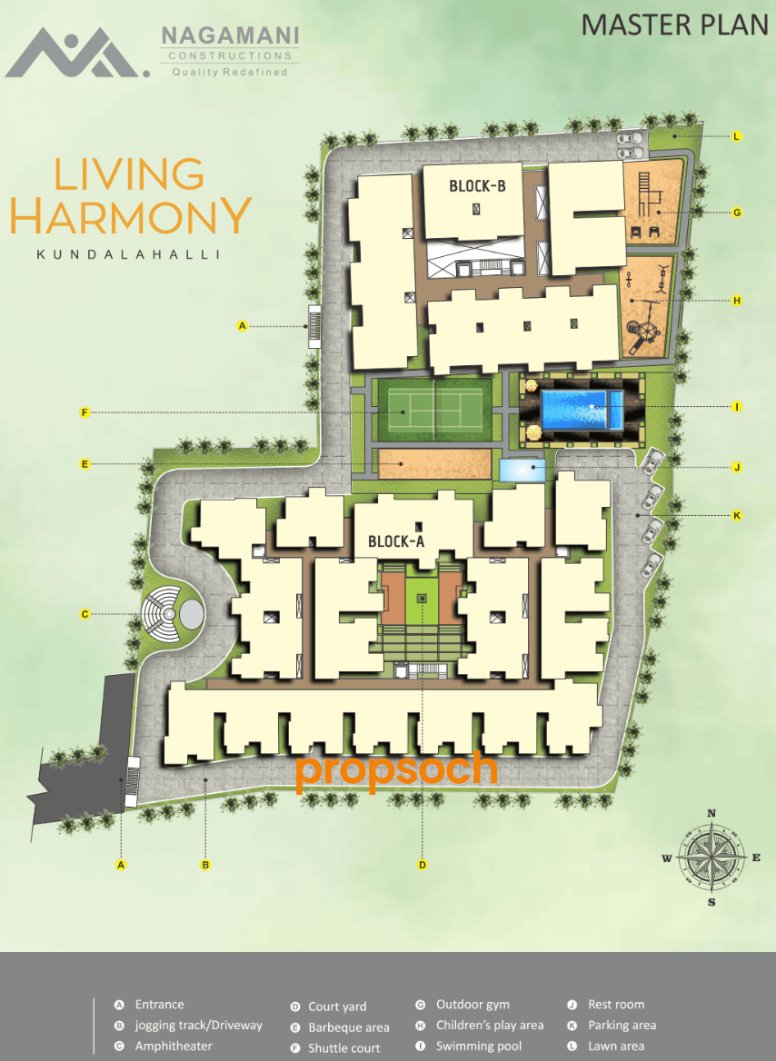 Living Harmony,Varthur,Bengaluru- Master Plan