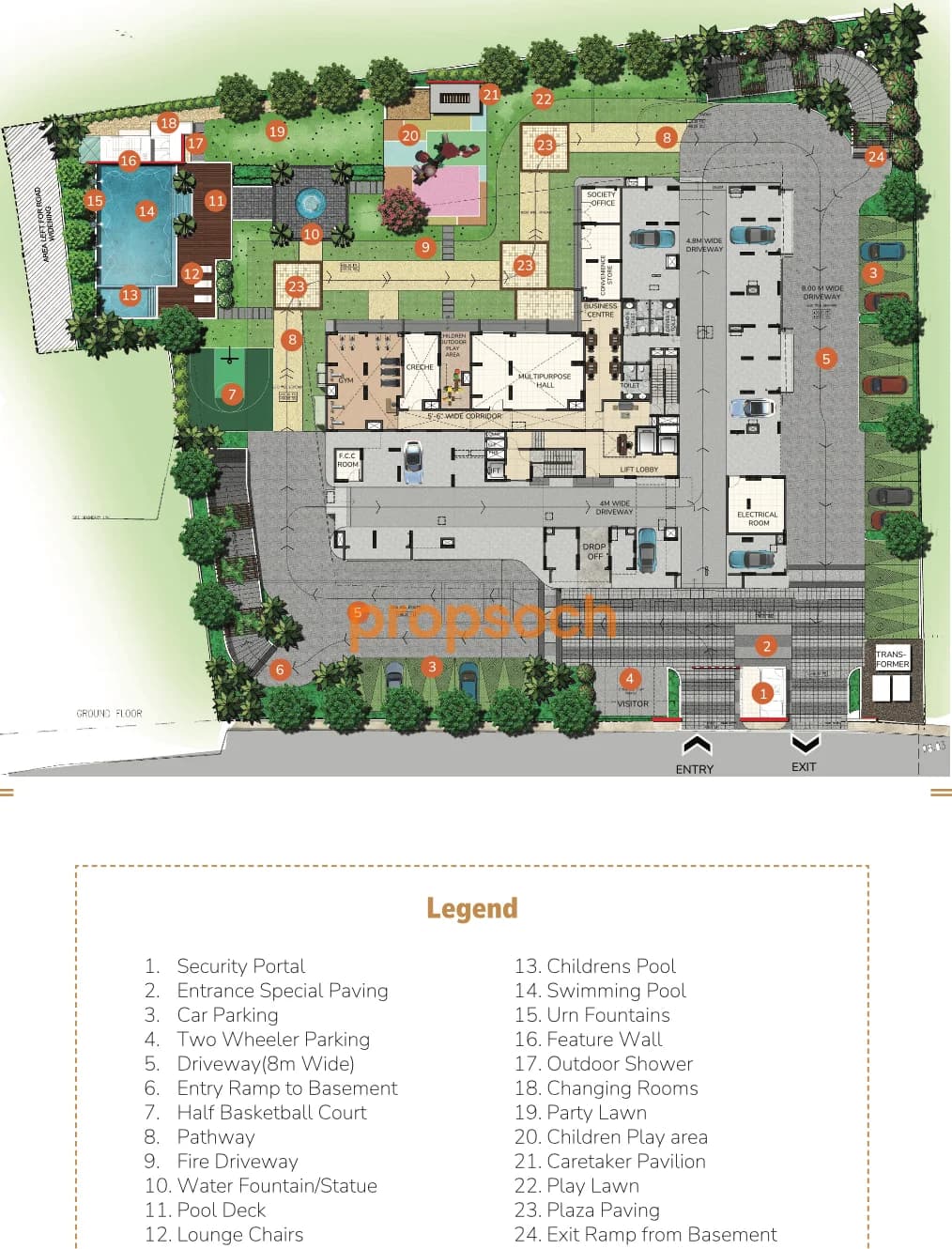 Sapthagiri Nirvana Master Plan Image