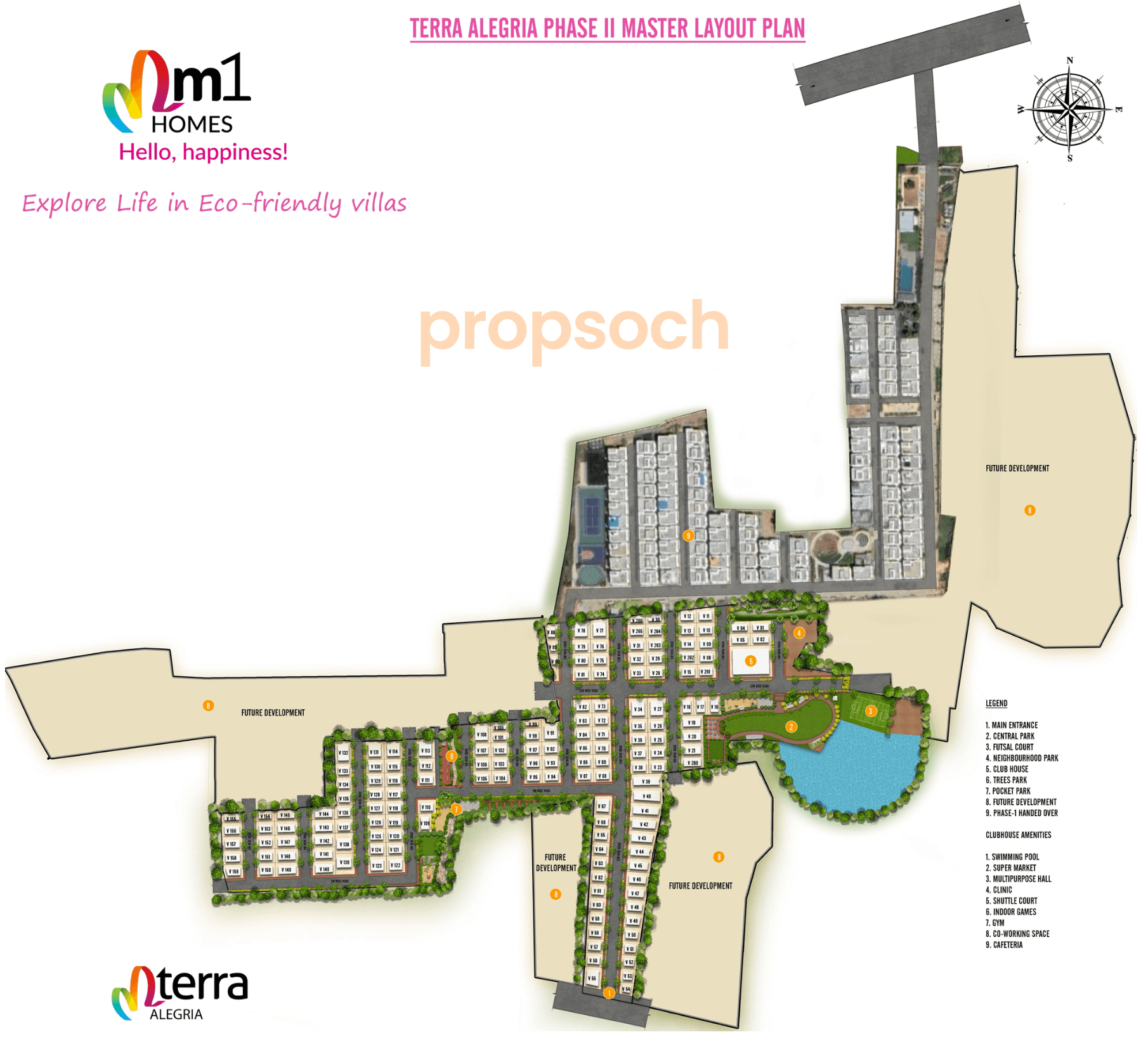 M1 Terra Algeria,Hoskote,Bengaluru- Master Plan