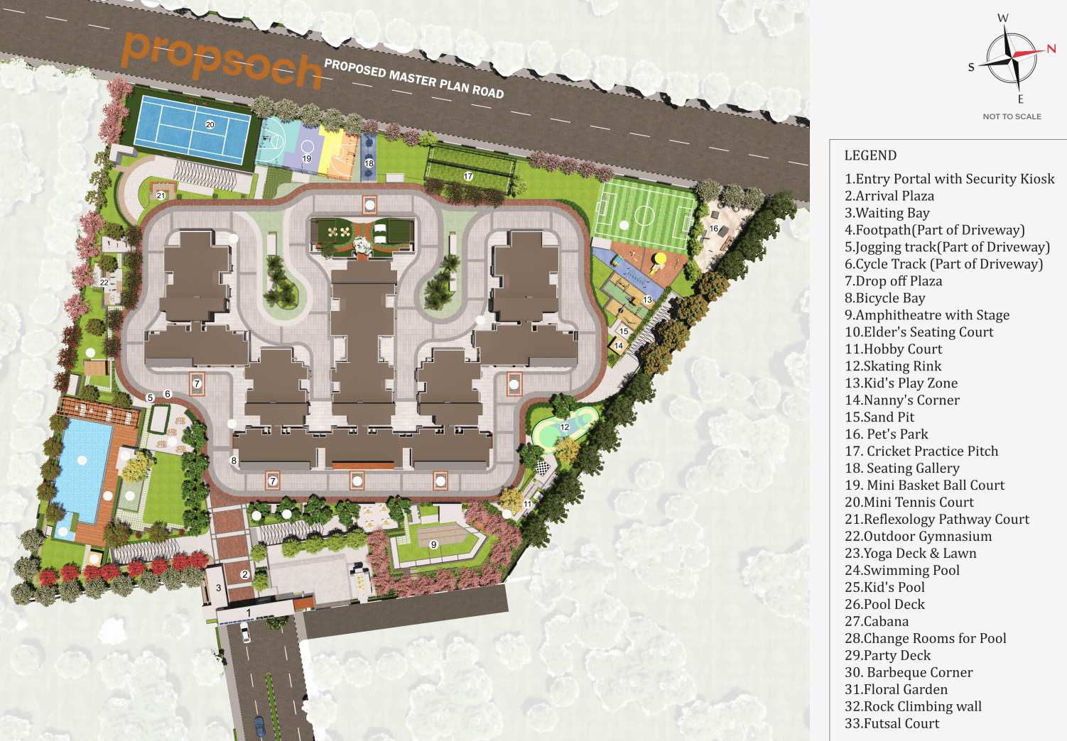 Concorde Neo,Kogilu,Bengaluru- Master Plan