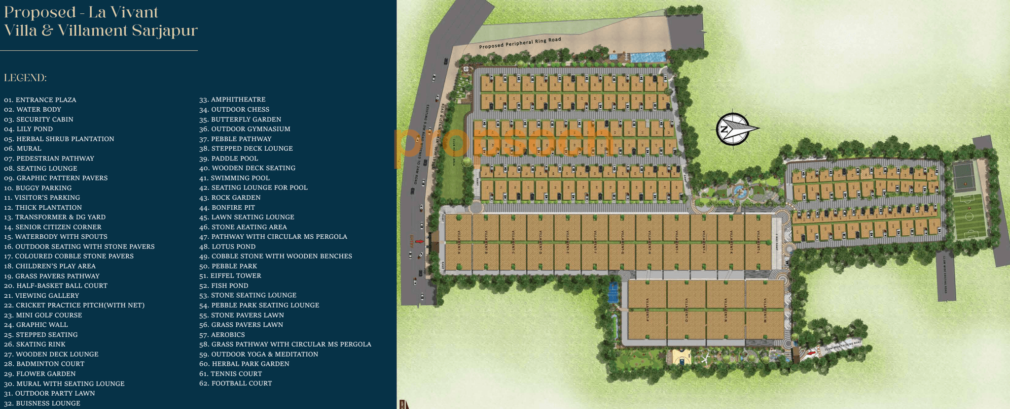 Atco La Vivant,Attibele,Bengaluru- Master Plan