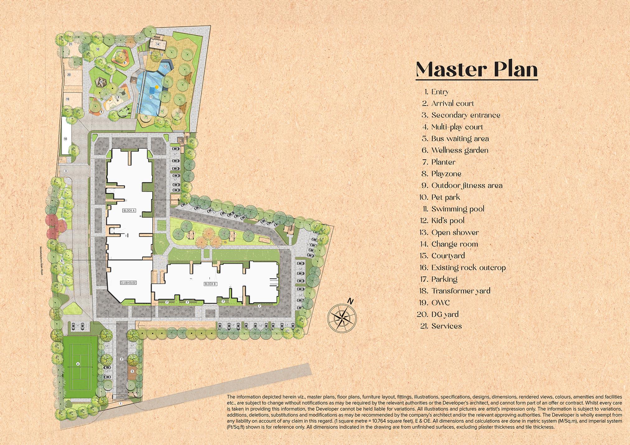 Brigade Citrine,Old Madras Road,Bengaluru- Master Plan