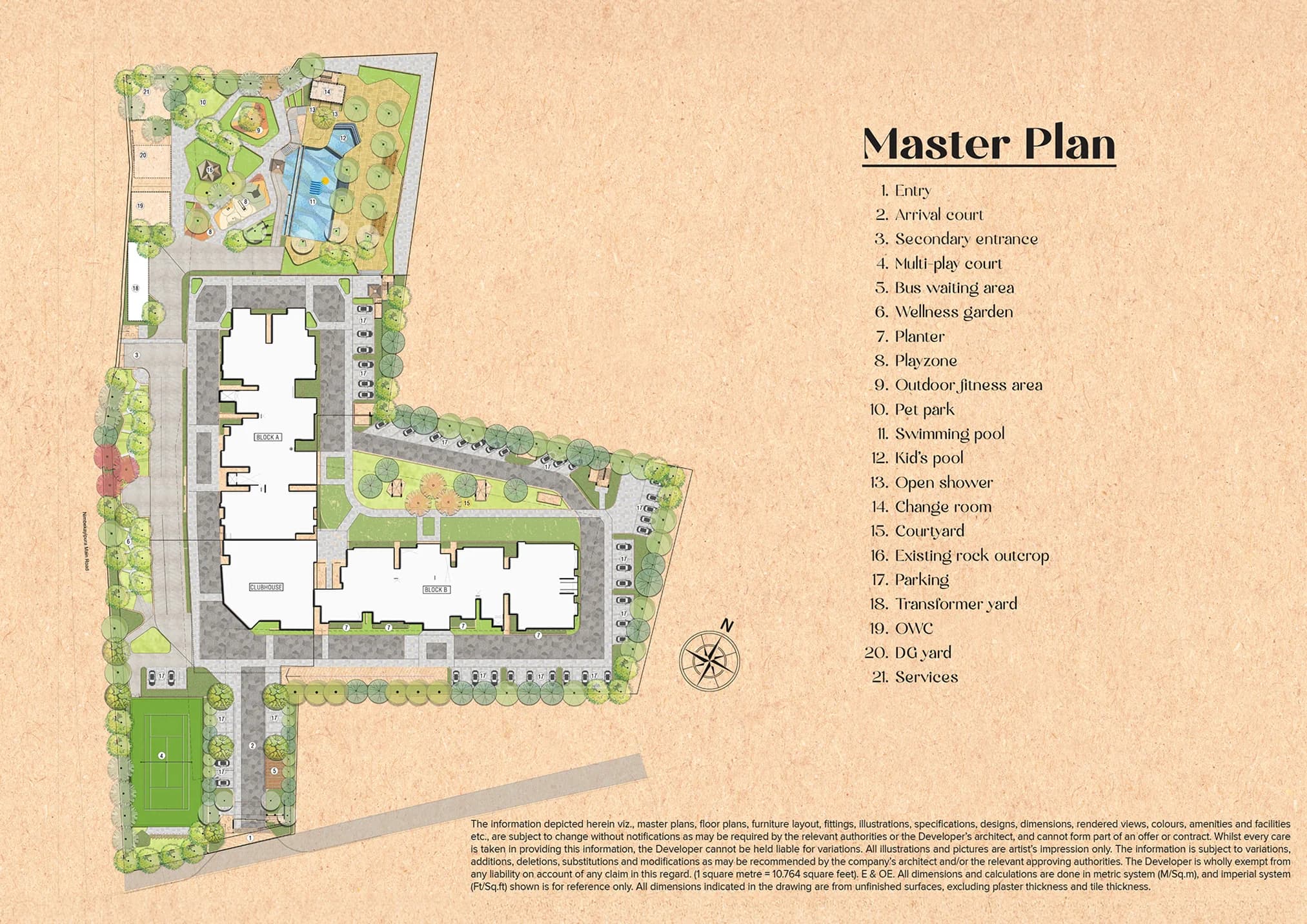 Brigade Citrine,Old Madras Road,Bengaluru- Master Plan