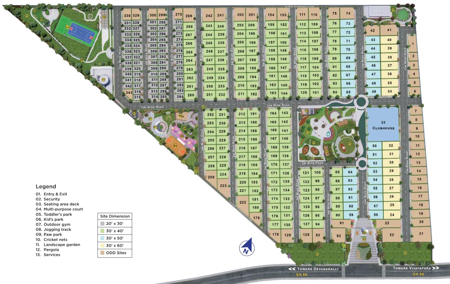 Sattva Bhumi Master Plan Image