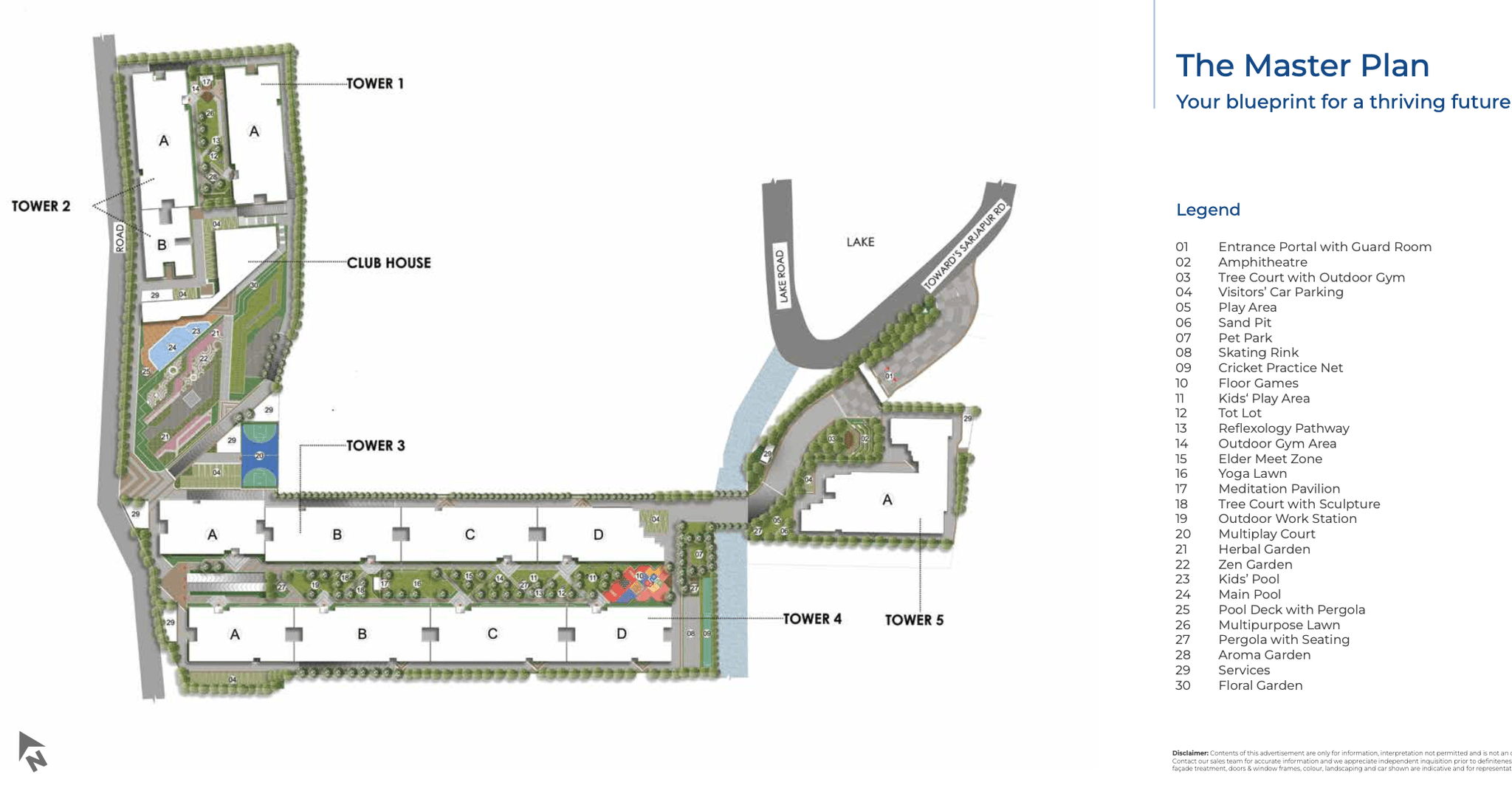 Adarsh Lumina,Sarjapur Road,Bengaluru- Master Plan