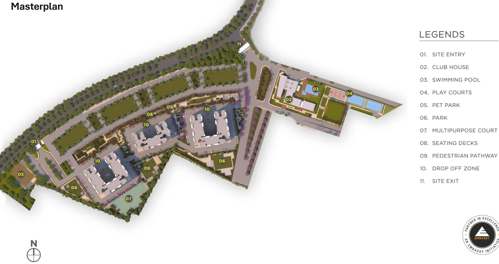 Embassy Verde,Devanahalli,Bengaluru- Master Plan