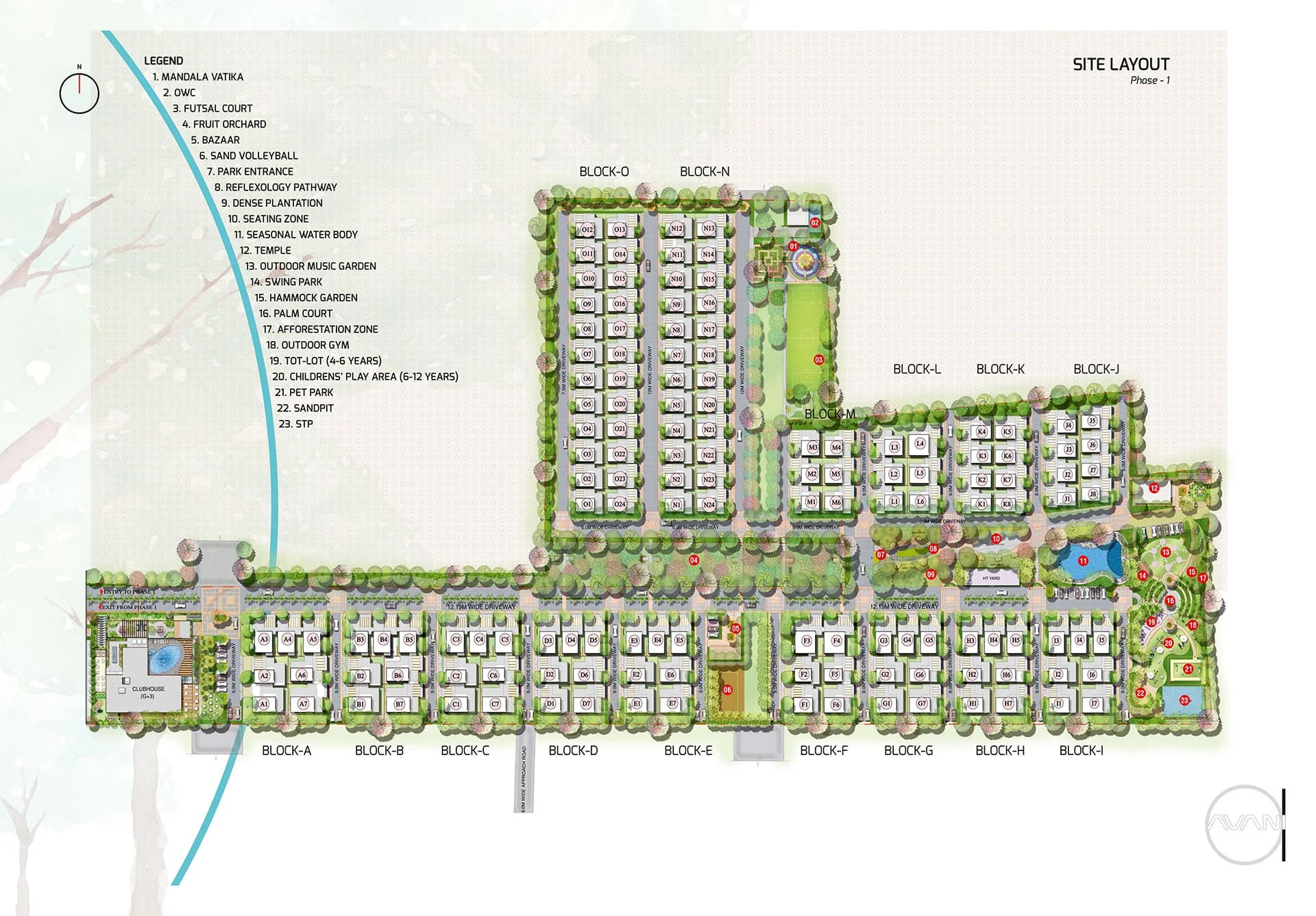 Allure Avani Phase I Master Plan Image