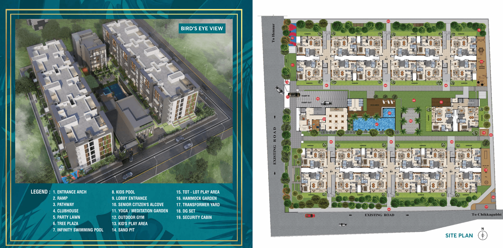 Radiance Floresta,Hennur,Bengaluru- Master Plan