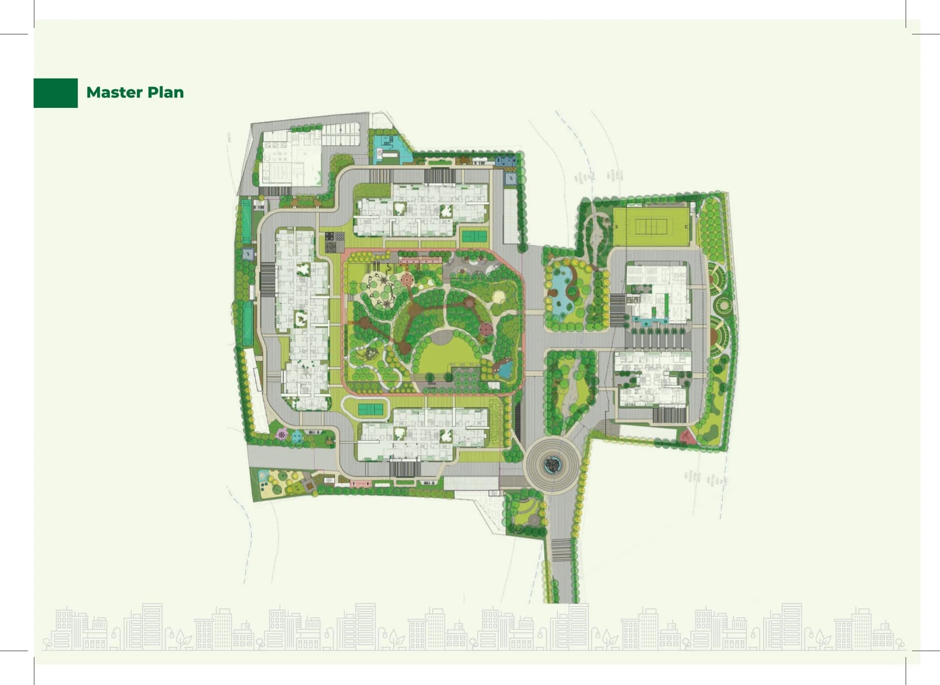 Abhee Aaria Master Plan Image