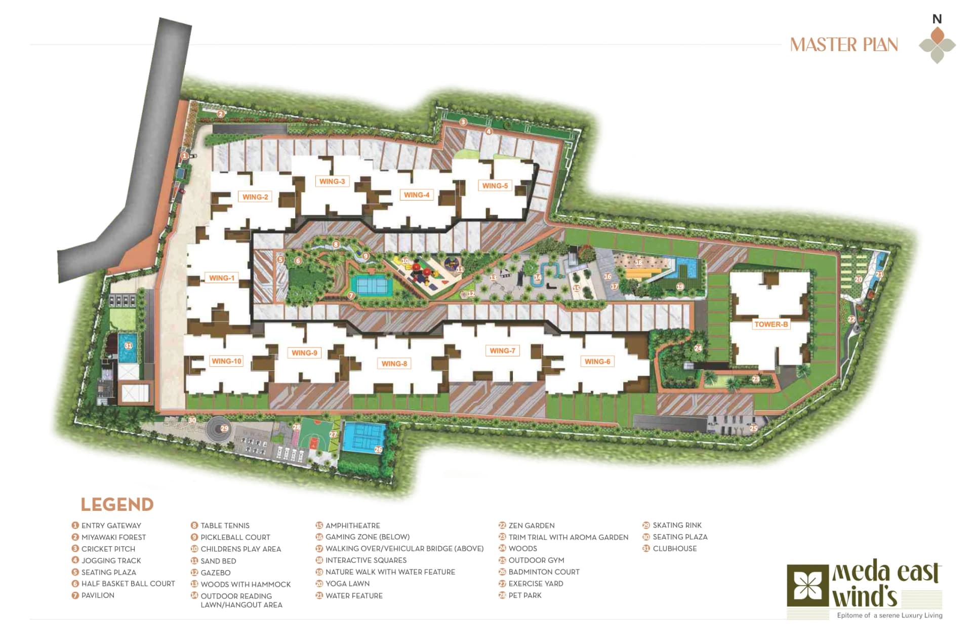 Meda East Winds Master Plan Image
