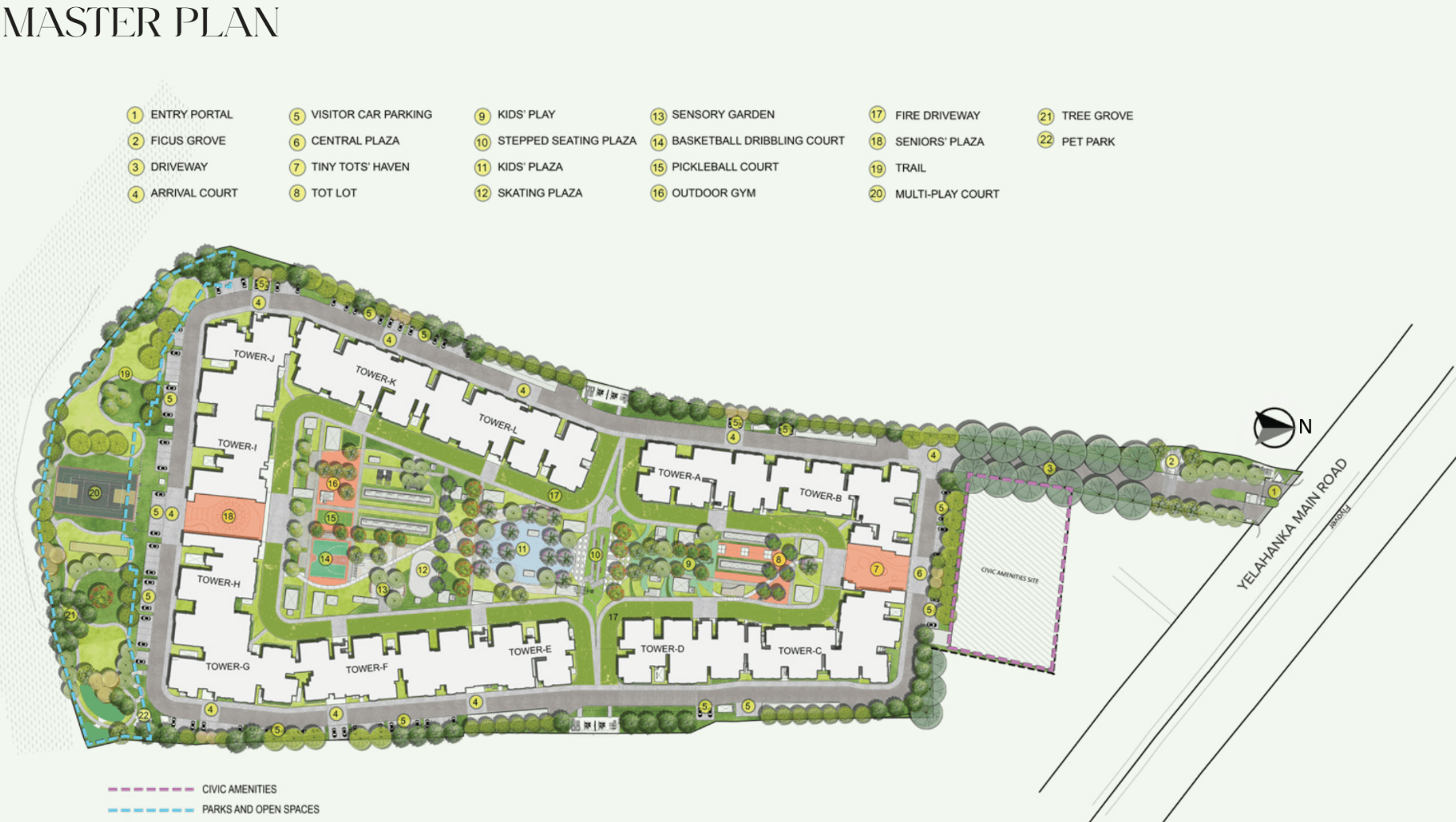Brigade Eternia,Yelahanka,Bengaluru- Master Plan
