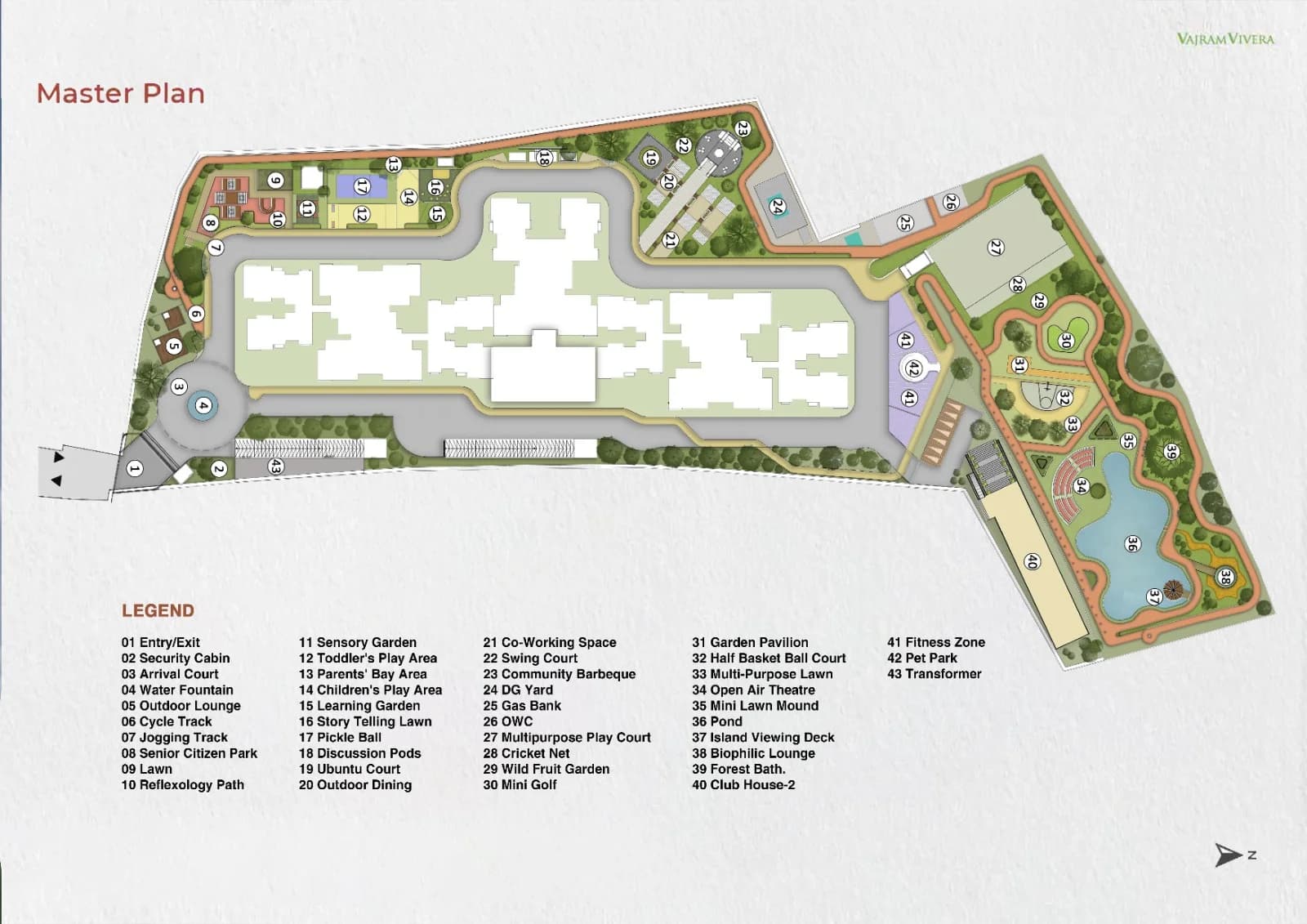 Vajram Vivera Master Plan Image
