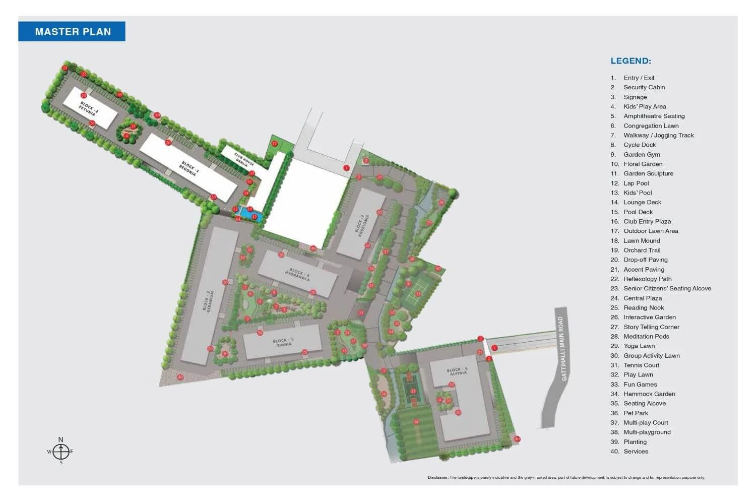 Adarsh Tropica Phase-2 Master Plan Image