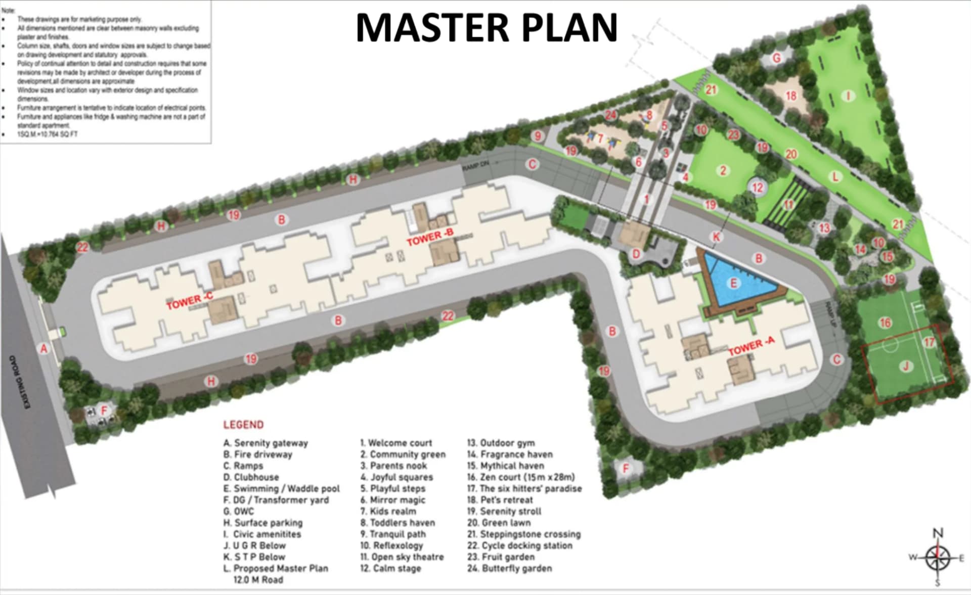 Shriram Serenity Master Plan Image