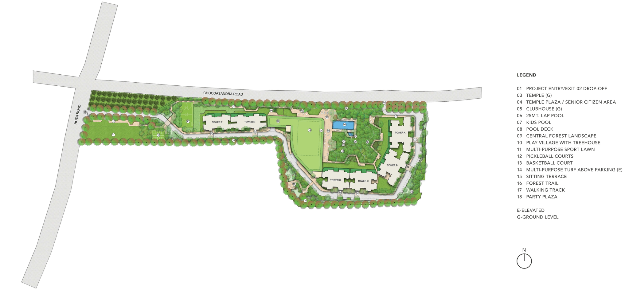 Lodha Haven,Choodasandra,Bengaluru- Master Plan