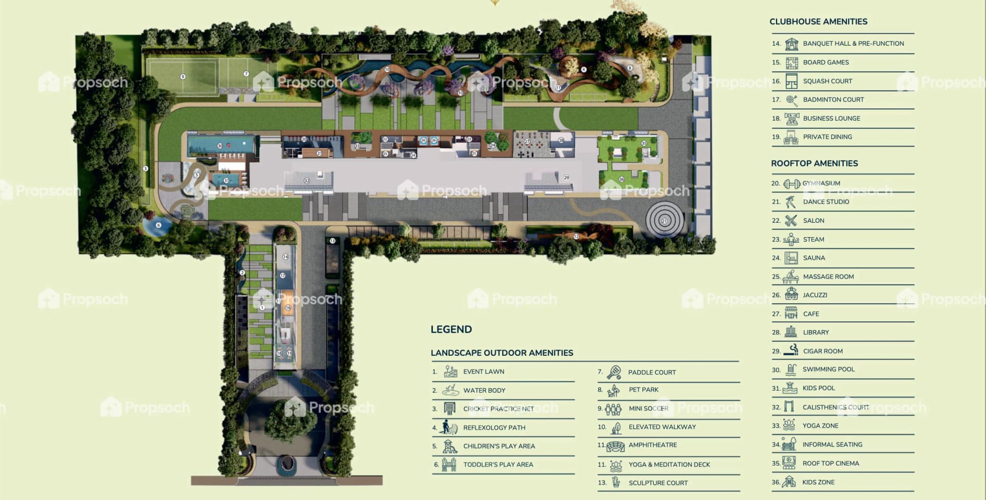 Godrej Tiara Master Plan Image