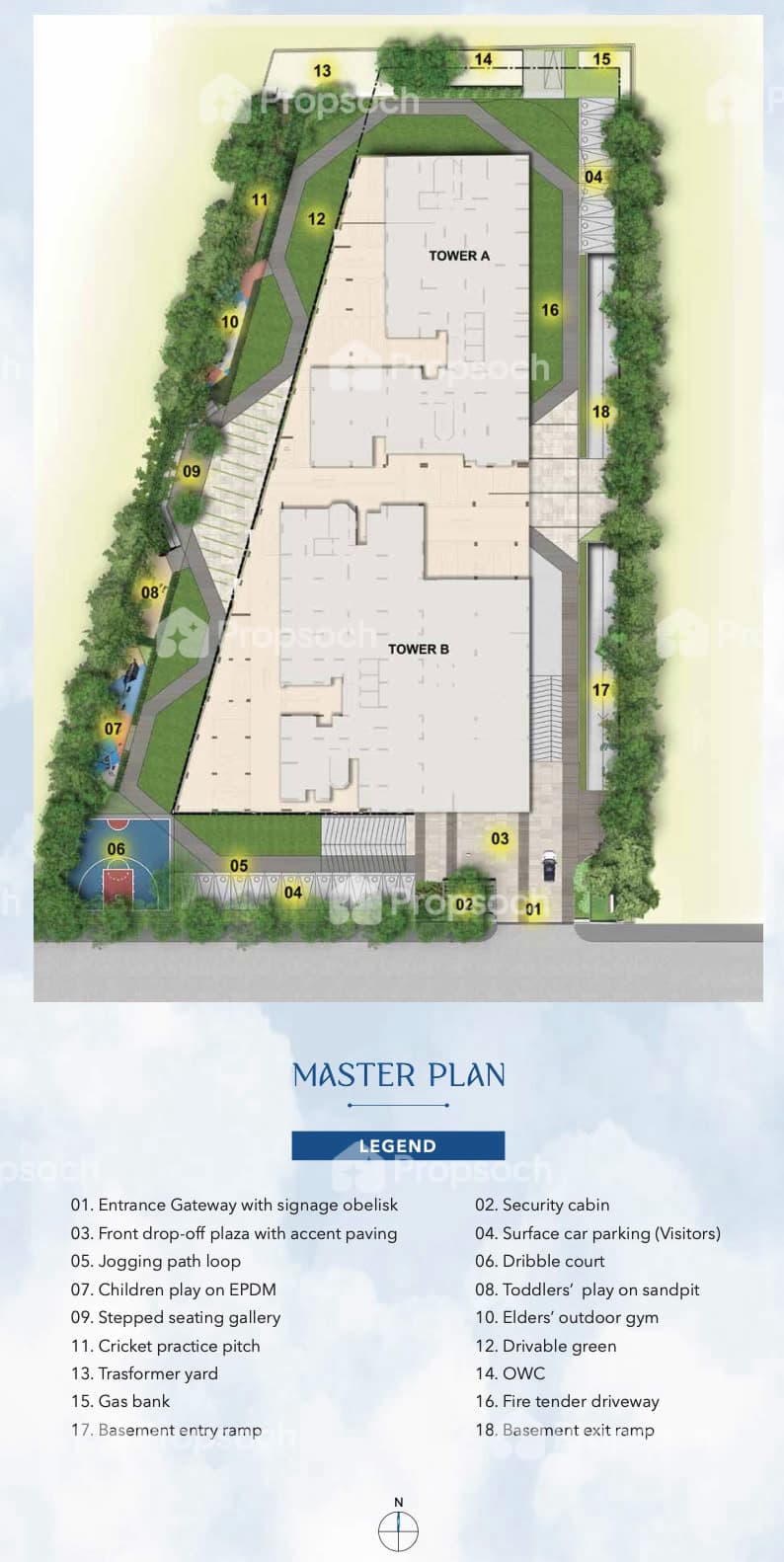 MJR North Park,Bagalur,Bengaluru- Master Plan