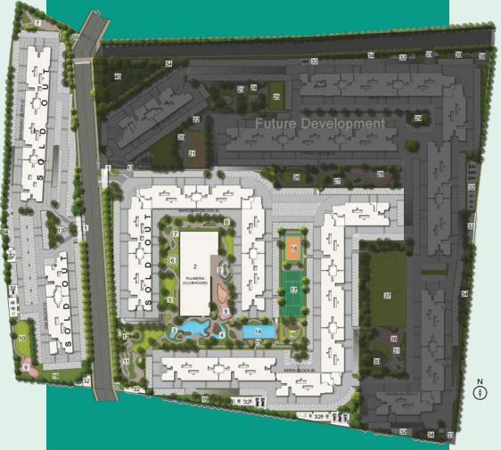 Adarsh Greens Phase 2 ,Kogilu,Bengaluru- Master Plan