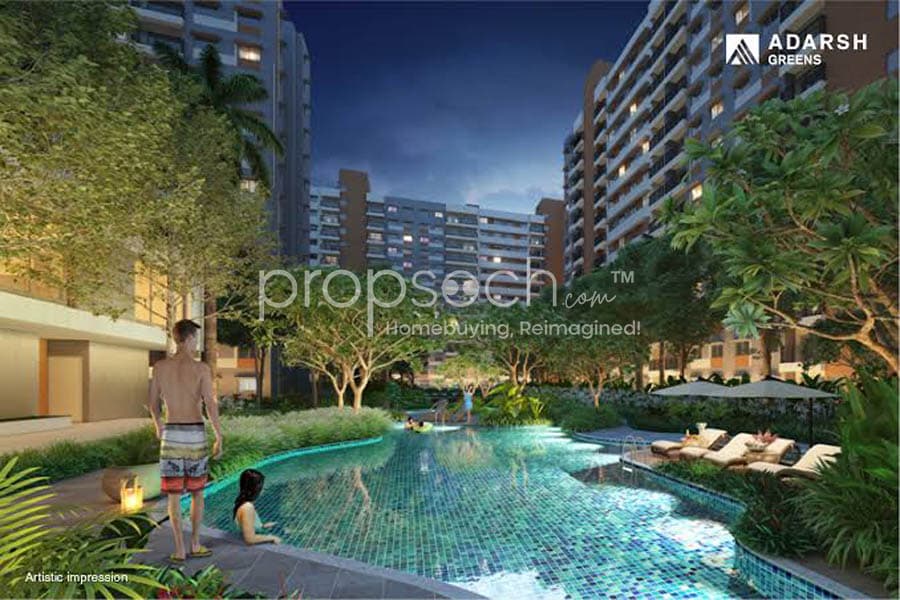 Adarsh Greens Phase 2 ,Kogilu,Bengaluru- Views