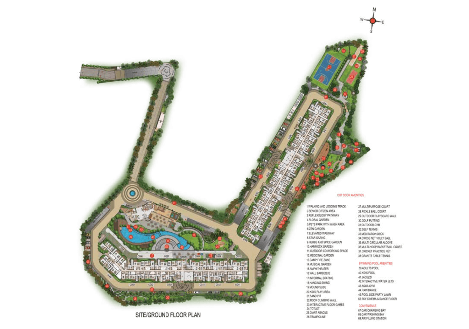 Casagrand Estancia Master Plan Image