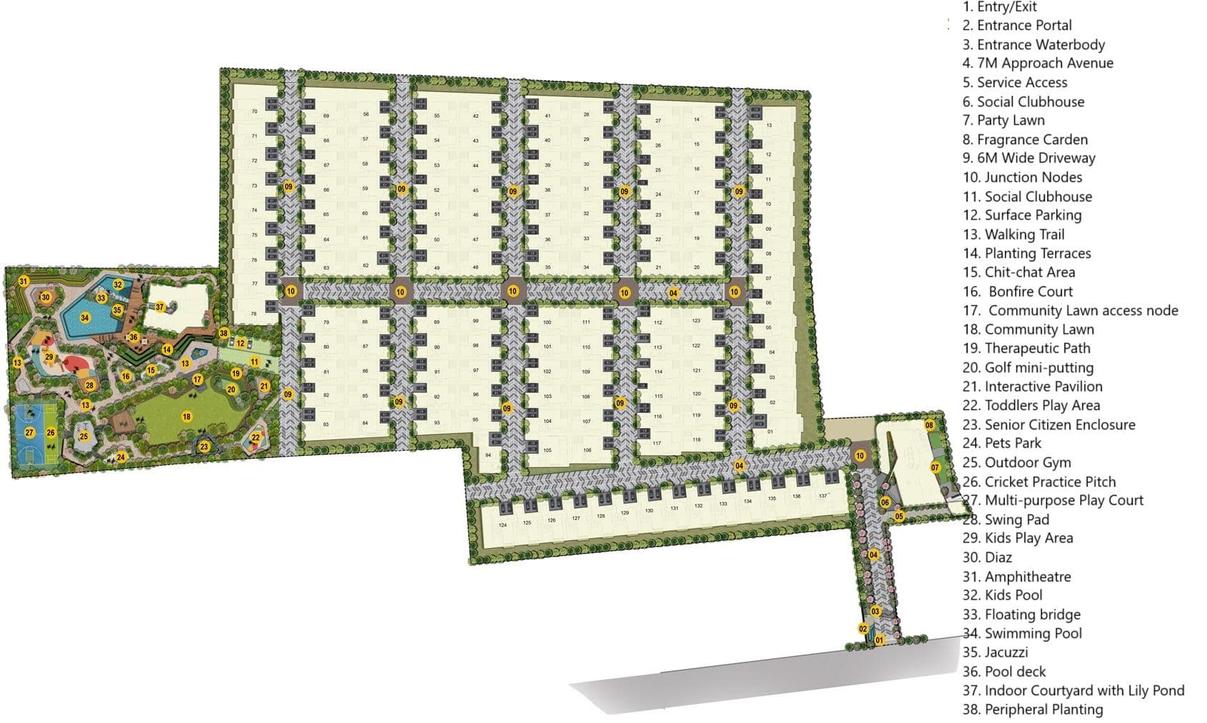 Between The Greens Master Plan Image