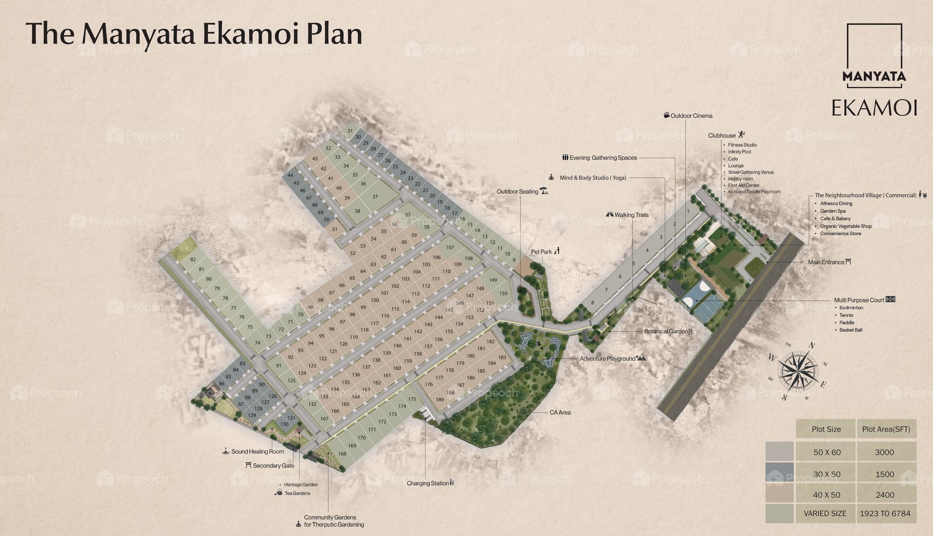 Manyata Ekamoi Master Plan Image