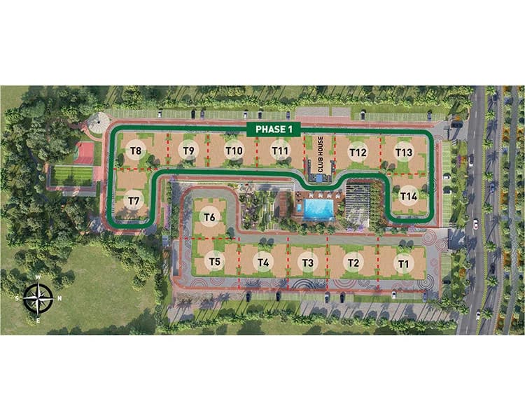 Purva Zenium 1 Master Plan Image