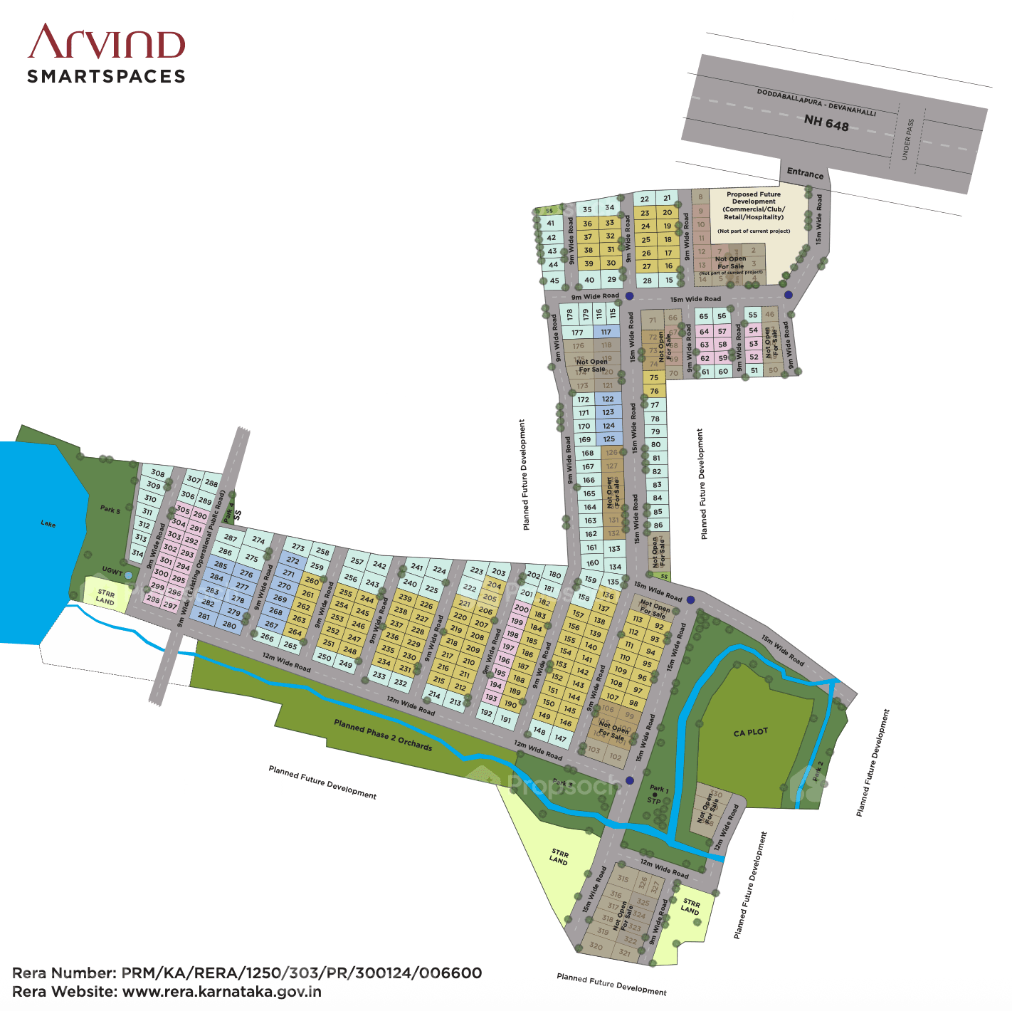Arvind Orchards Master Plan Image