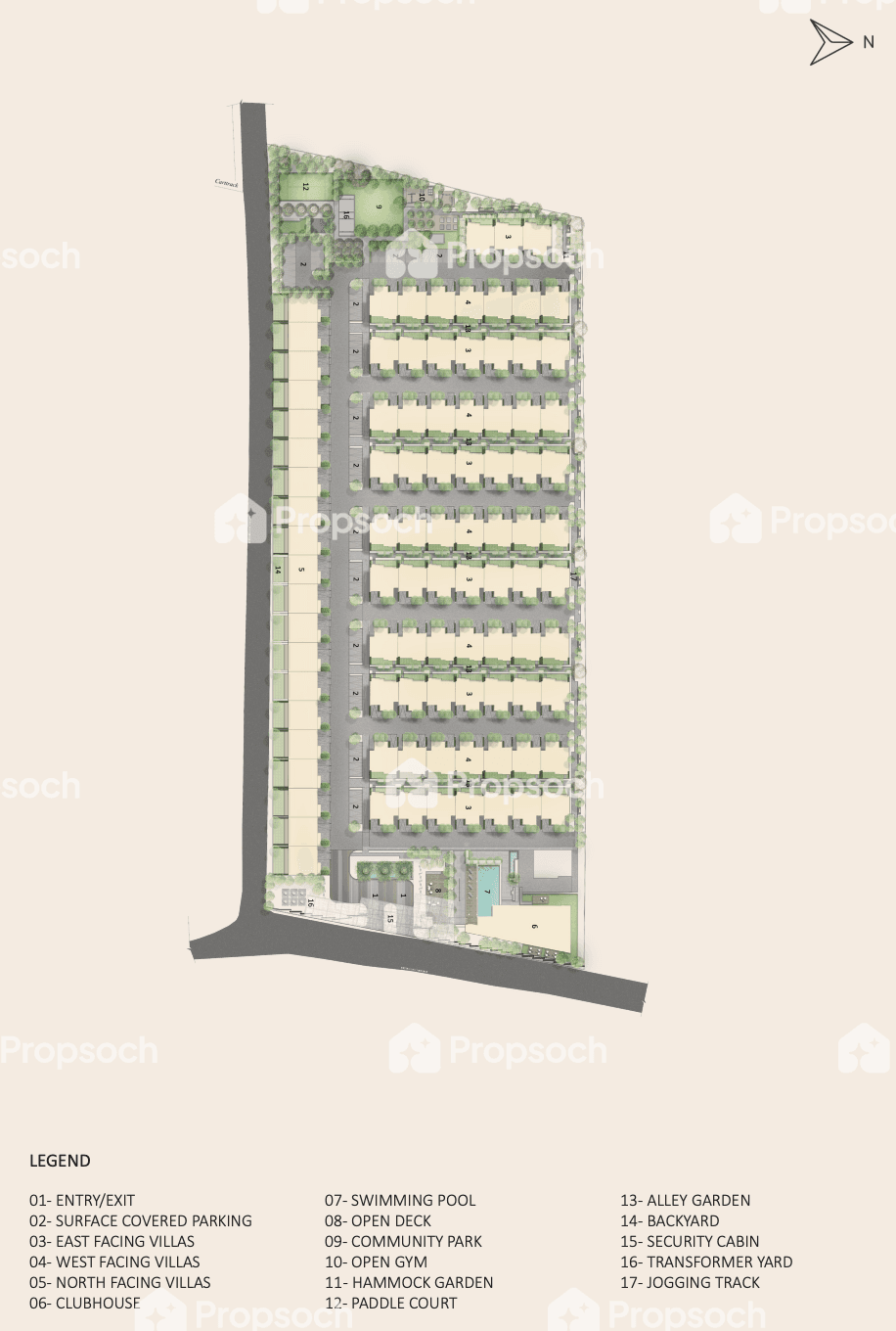 Villa Bellissimo Master Plan Image