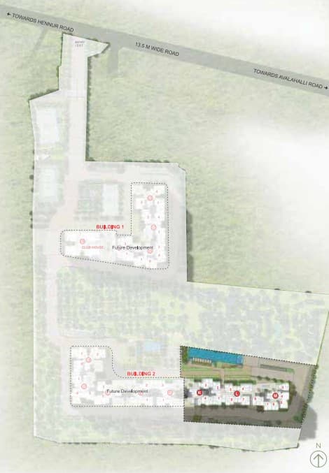 Rohan Upavan Phase 3,Hennur,Bengaluru- Master Plan