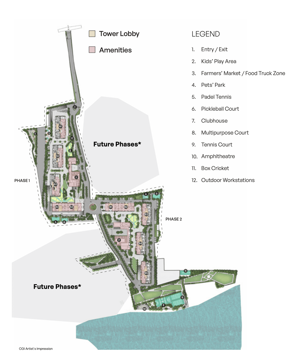 Assetz Mizumi Reserve Phase 1 Master Plan Image